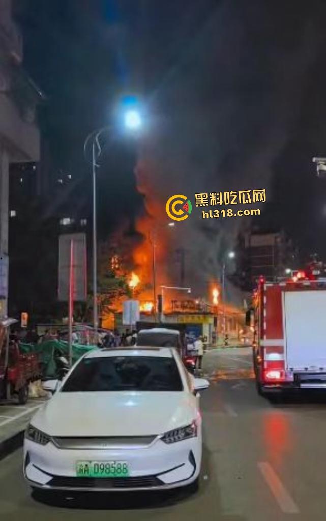 重庆石桥铺交易城凌晨大火惊魂!花卉盆栽五金狂燃一小时,消防鏖战扑灭幸无人伤亡,不然市长得下岗了!-6