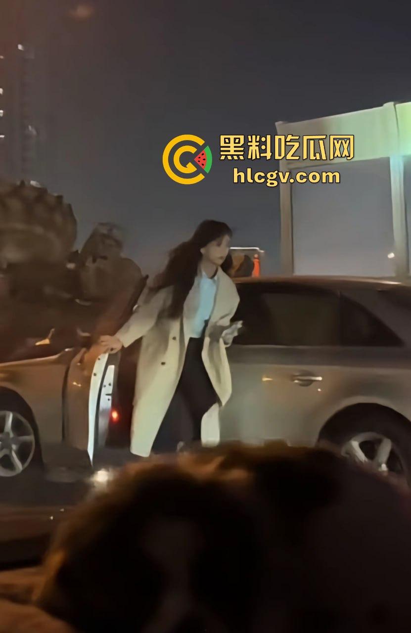 全网疯找风衣奥迪姐!晚风拂黑发,奥迪掀半挂A4稳坐高速,一掀半挂成神作,优雅永不过时!-15