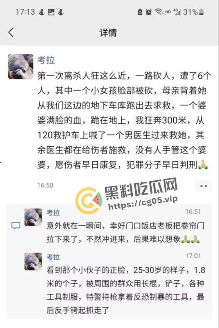 四川成都新都正因小区菜市场杀人案现场画面！一新疆人疑似精神病连砍八人-2