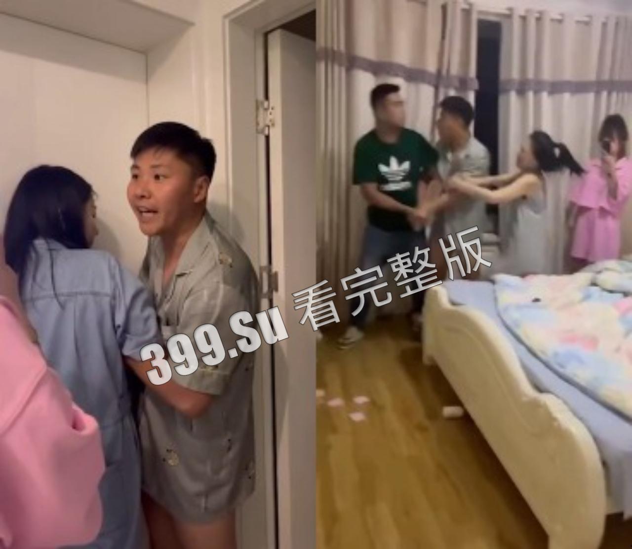 捉奸合集 当看到妻子把情夫死死护在身下的时候   那才是作为丈夫输的最彻底的时候吧 （四）-4