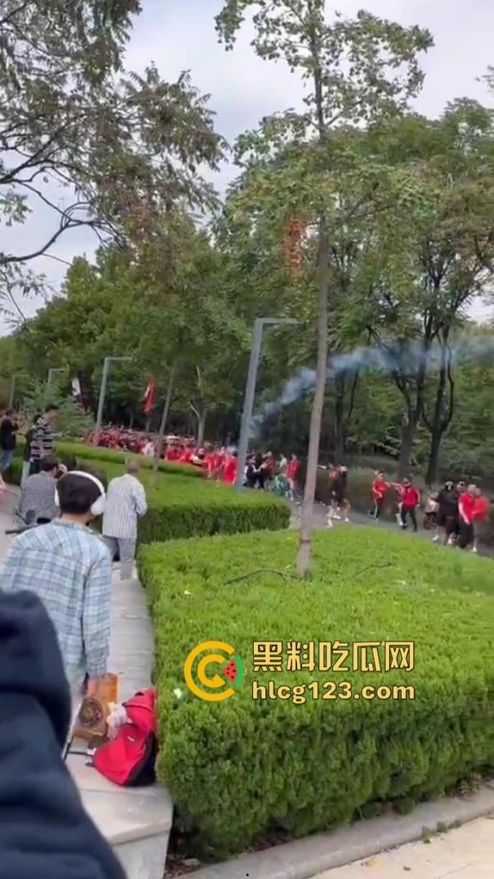 喜闻乐见!中国的足球也值得斗殴?四川&河南 百人球迷大暴乱 烟雾弹乱飞 斗殴砸车 现场画面曝光-7